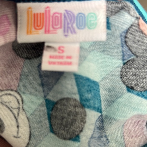 LuLaRoe Mickey Mouse Geometric Tee - Picture 3 of 3